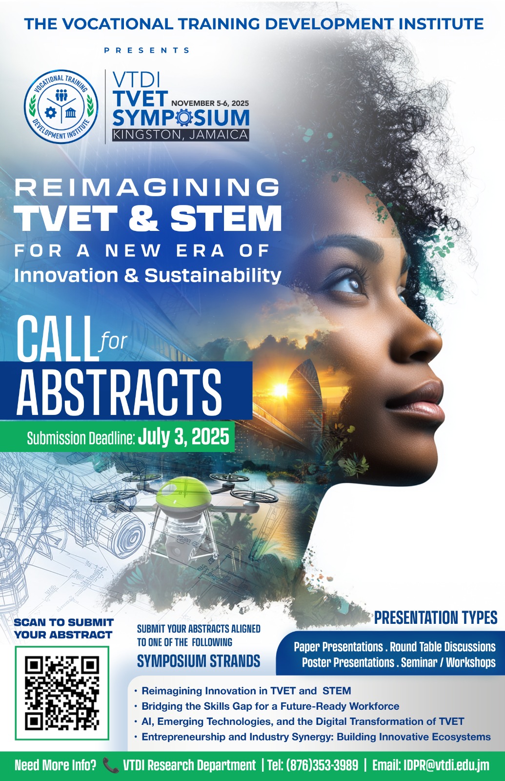 Click to submit your abstract VTDI TVET Symposium Poster